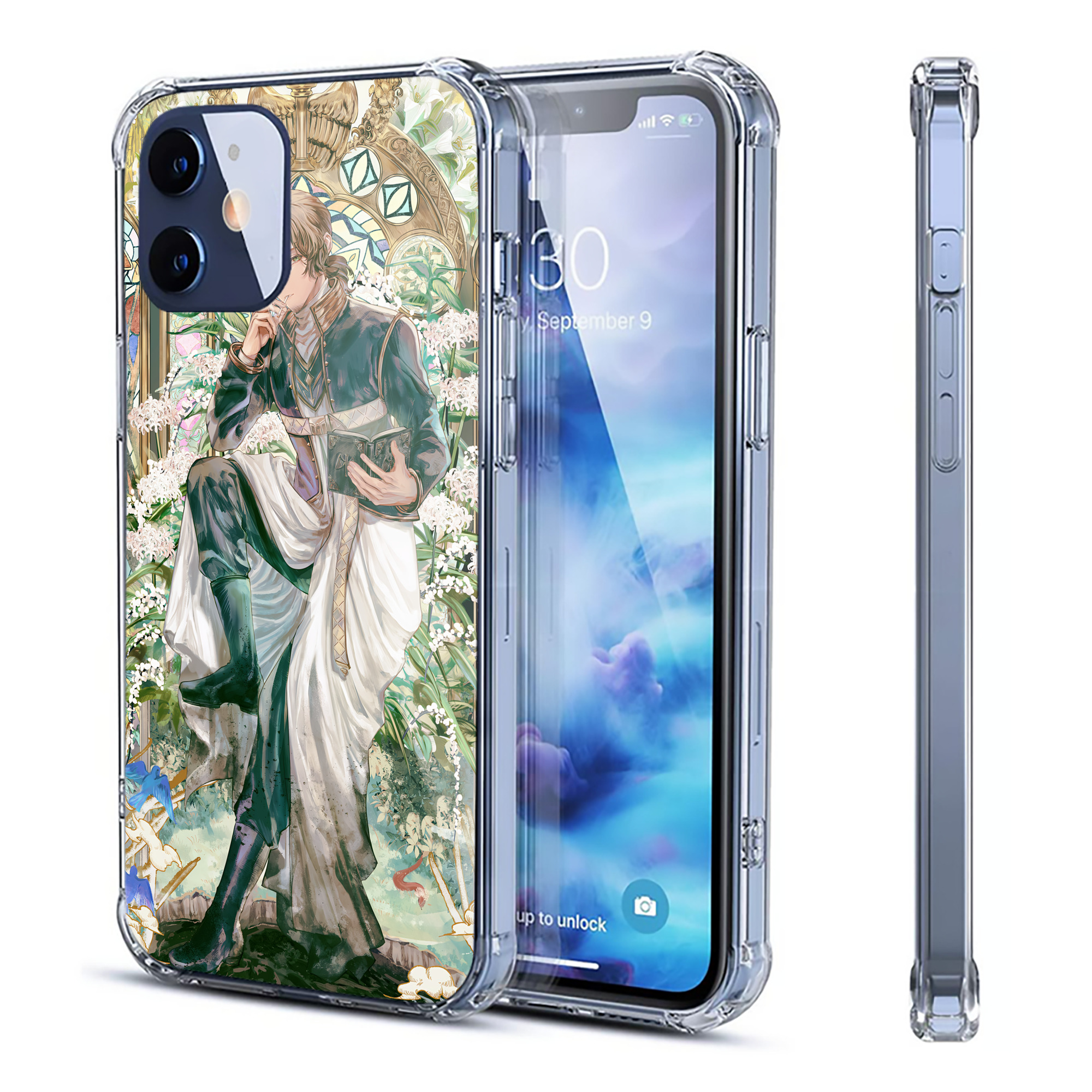 （画像用） 葬送のフリーレン Frieren 【iPhone 12シリーズ対応】透明スマホケース（クリアソフトケース）